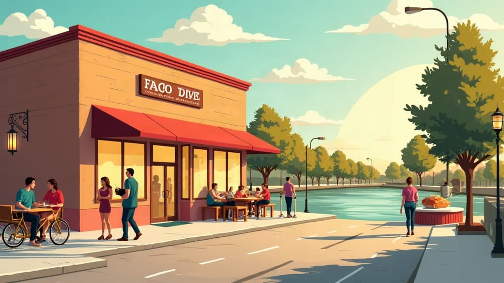 Editorial illustration: Best Mexican Restaurants in Sioux Falls