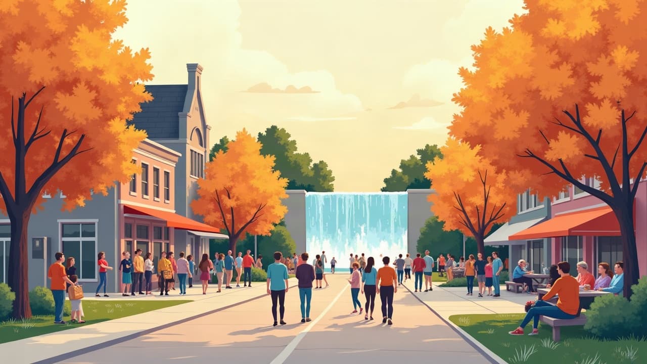 Editorial illustration: Sioux Falls, SD vs Minneapolis, MN: Which is the Better Place to Live?