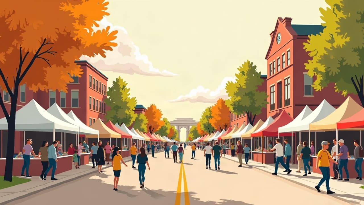Editorial illustration: Farmers Markets in Sioux Falls
