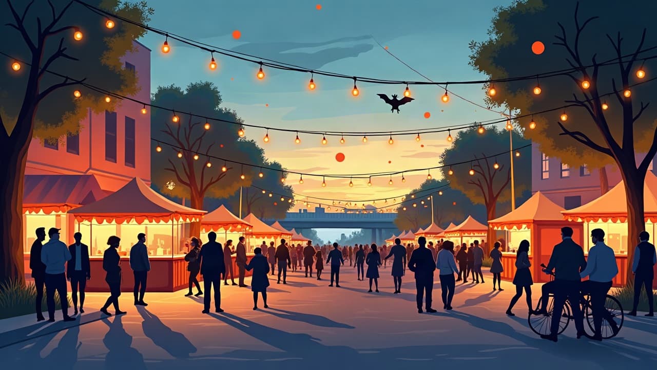 Editorial illustration: Gotham-themed Halloween event planned in downtown Sioux Falls